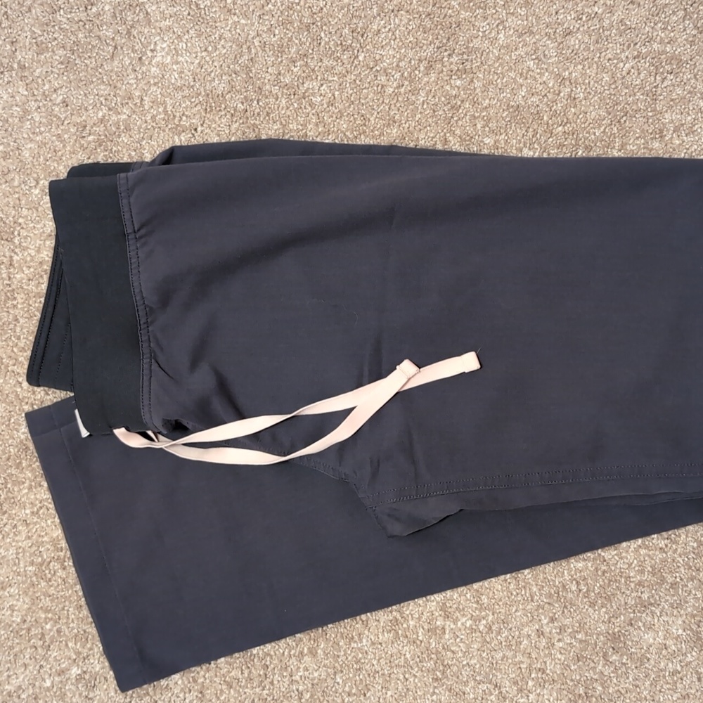 Figs Pants with Pink Drawstring